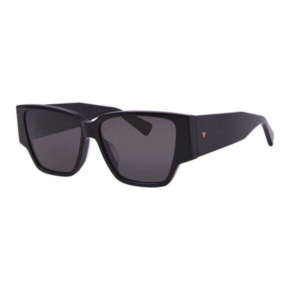 NWT BOTTEGA VENETA SUNGLASSES UNISEX BLACK EYEWEAR - Picture 1 of 3